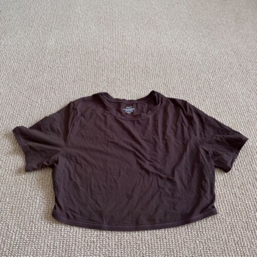 Skims Cocoa Fits Everybody Crop Top, Size 2X NWT
